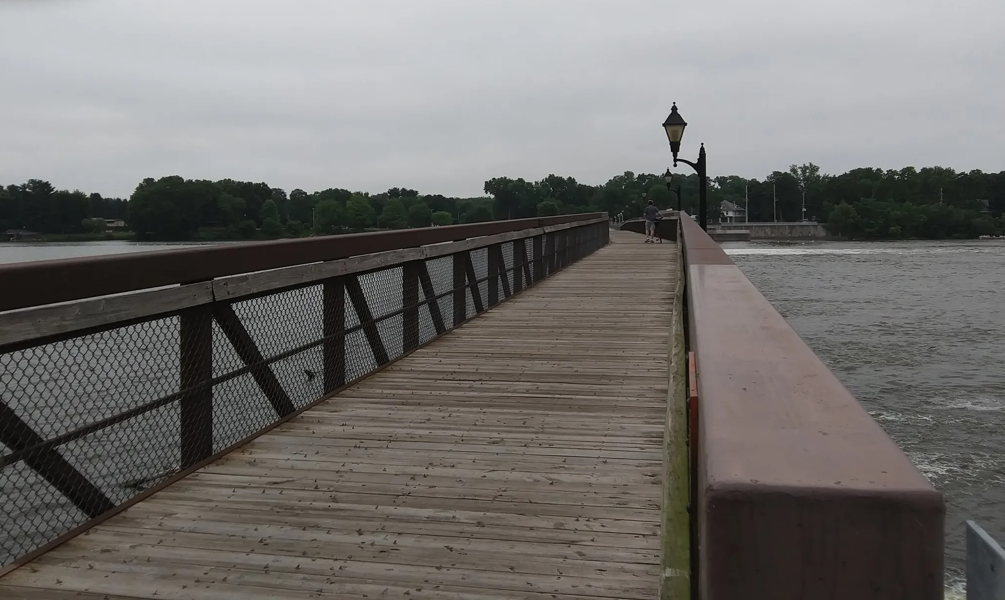 Sinnissippi Dam and Walking Bridge